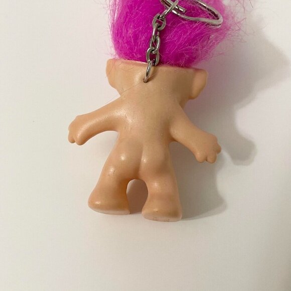 Vintage Troll Doll Keychain Made in Korea Collectible Toy - Picture 7 of 16